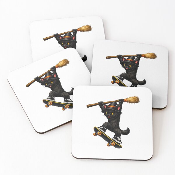 Item preview, Skater WIzard Cat designed and sold by Minibee-Inc.