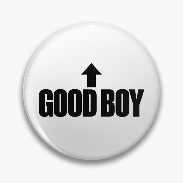 Item preview, Good Boy - Funny Arrow Pointing Up (White) designed and sold by ModdiesColors.