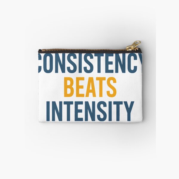 Item preview, Consistency Beats Intensity Motivational Quote Shirt designed and sold by ys96.