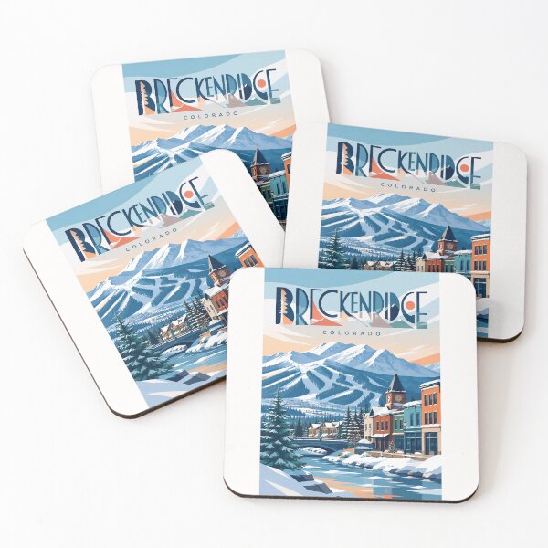 Item preview, Breckenridge Colorado Rocky Mountains Snowy Ski Town designed and sold by Places On Earth.