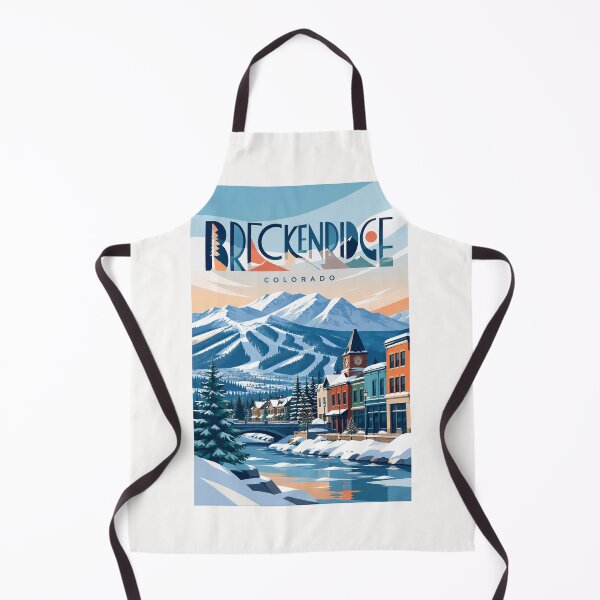 Item preview, Breckenridge Colorado Rocky Mountains Snowy Ski Town designed and sold by Places On Earth.