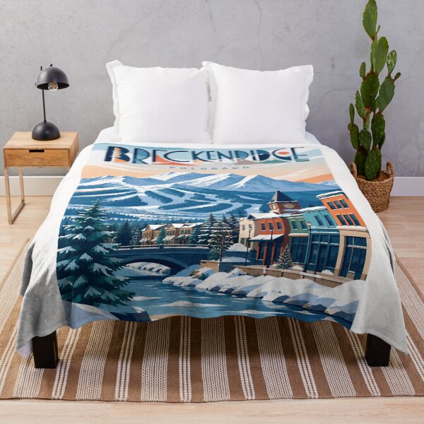Item preview, Breckenridge Colorado Rocky Mountains Snowy Ski Town designed and sold by Places On Earth.