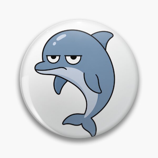 Item preview, Grumpy Dolphin With Resting Bitch Face designed and sold by Bitchy Little Things.