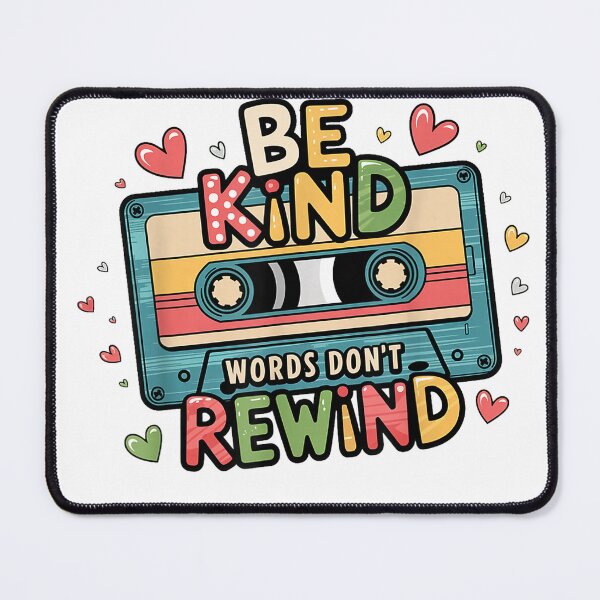 Item preview, Be Kind Words Don't Rewind Vintage Music Lovers 90's 80's T-Shirt designed and sold by Offhand.