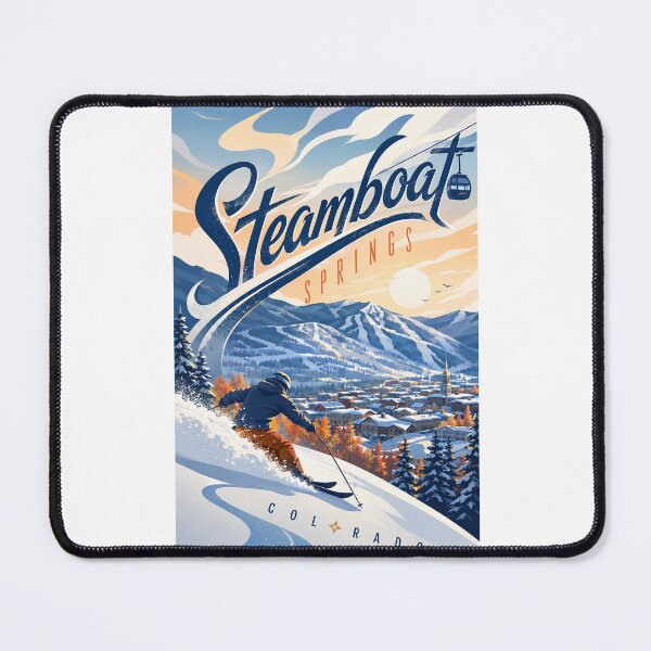 Item preview, Steamboat Springs Colorado Ski Slopes and Yampa Valley designed and sold by Places On Earth.
