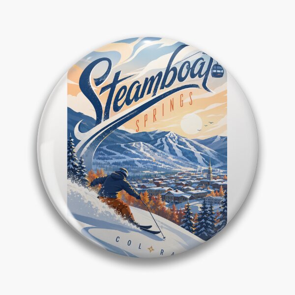 Item preview, Steamboat Springs Colorado Ski Slopes and Yampa Valley designed and sold by Places On Earth.