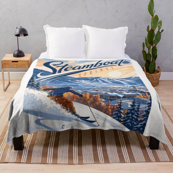 Item preview, Steamboat Springs Colorado Ski Slopes and Yampa Valley designed and sold by Places On Earth.