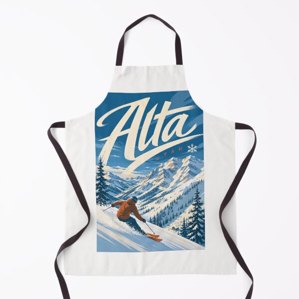 Item preview, Alta Utah Skiing Through Wasatch Mountains and Snowy Alpine Slopes designed and sold by Places On Earth.