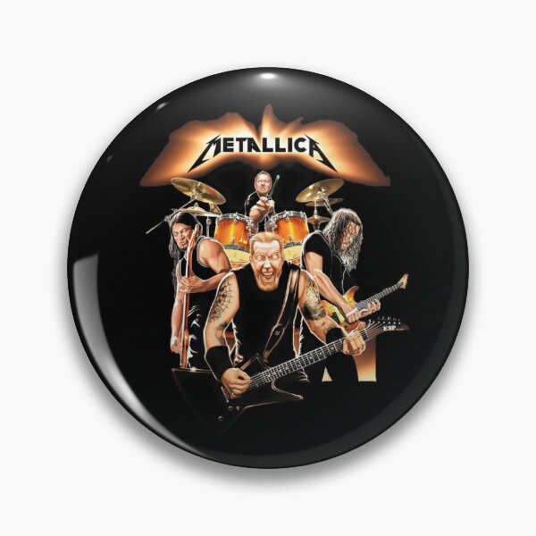 Item preview, Metallica Heavy Metal Thrash Band Retro Graphic designed and sold by Mnx6.