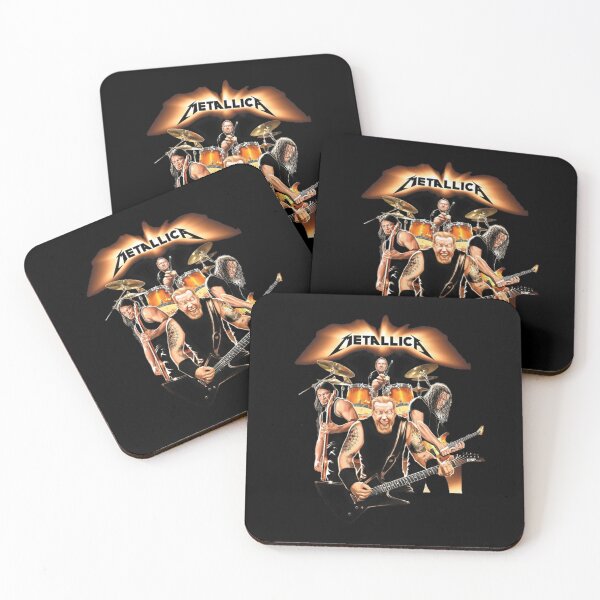 Artikelvorschau, Metallica Heavy Metal Thrash Band Retro Grafik entworfen und verkauft von Mnx6.