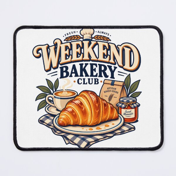 Item preview, Weekend Bakery Club 1 designed and sold by Ahsacom.