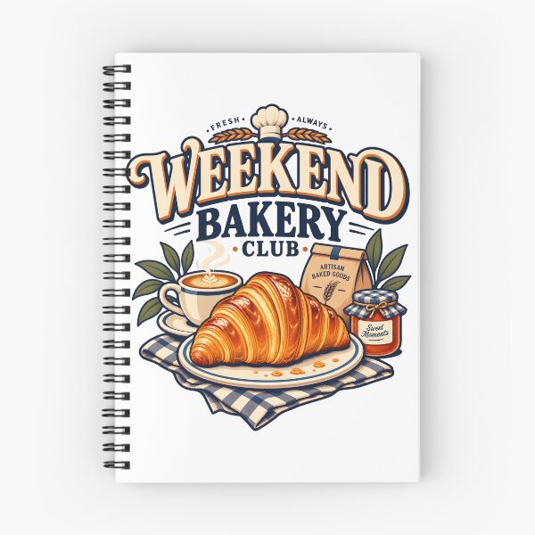 Item preview, Weekend Bakery Club 1 designed and sold by Ahsacom.