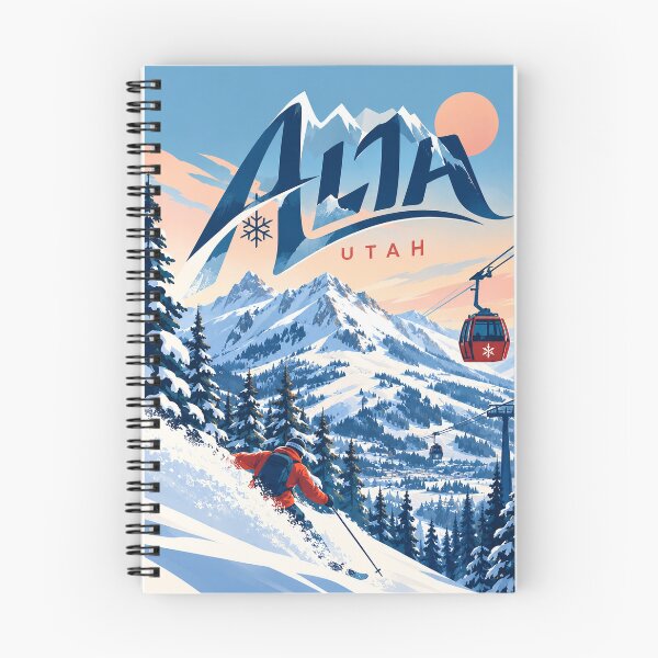 Item preview, Alta Utah Skiing Beneath Wasatch Peaks and Mountain Gondolas designed and sold by Places On Earth.