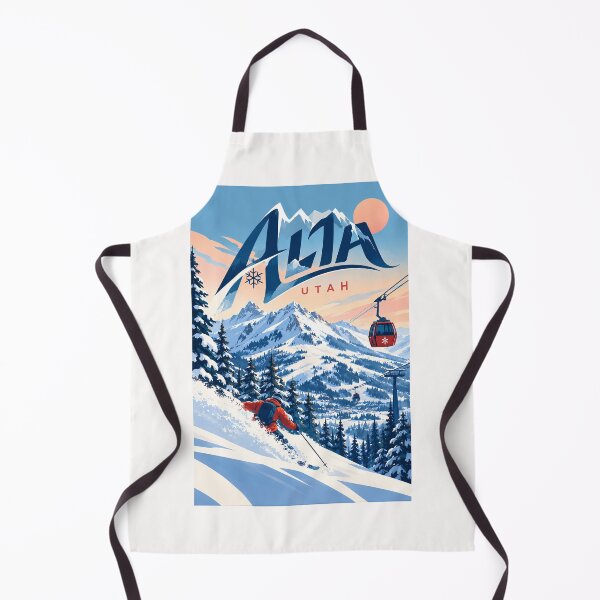 Item preview, Alta Utah Skiing Beneath Wasatch Peaks and Mountain Gondolas designed and sold by Places On Earth.