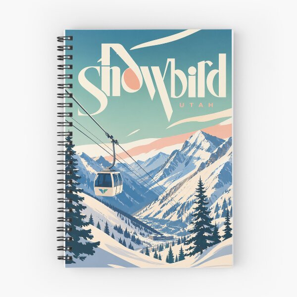 Item preview, Snowbird Utah Gondola Crossing Snowy Wasatch Mountain Valley designed and sold by Places On Earth.