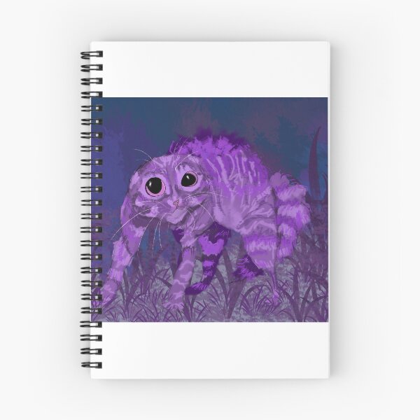 Item preview, Purple scared cat designed and sold by PllanetMarsArt.