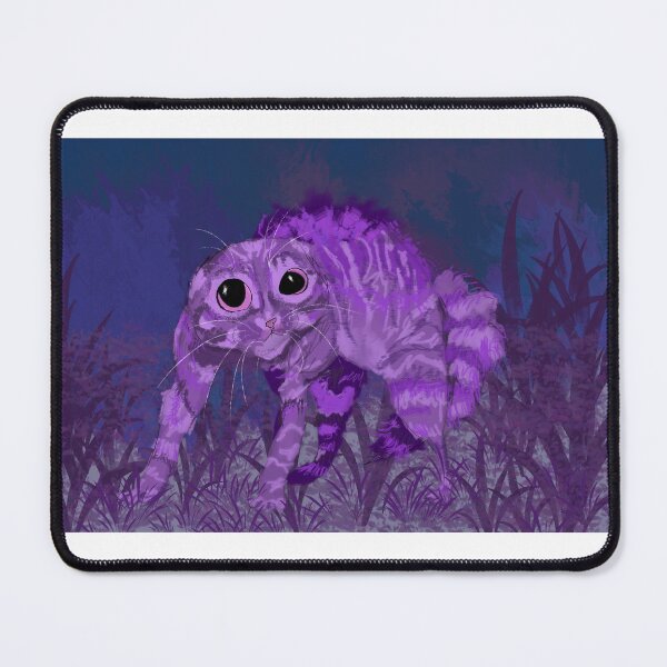 Item preview, Purple scared cat designed and sold by PllanetMarsArt.