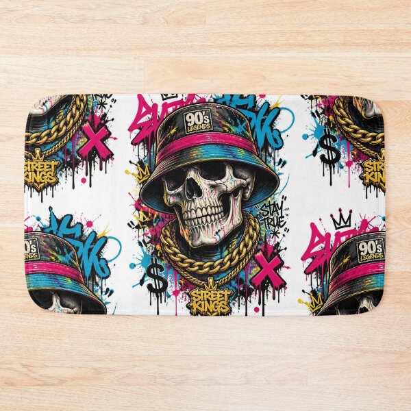 Item preview, Urban Spray Art Hip Hop Skull Graffiti designed and sold by Skulls & Calaveras.