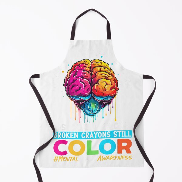 Item preview, Broken Crayons Still Color Mental Health Awareness Support T-Shirt designed and sold by LoveyBug78.
