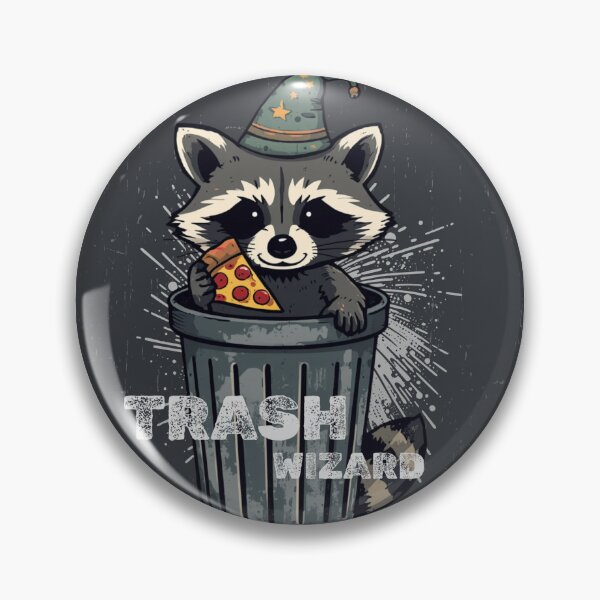 Item preview, Activate Goblin Mode Trash Raccoon Wizard Pizza Graphic designed and sold by Gameshalah's Designs Hub.