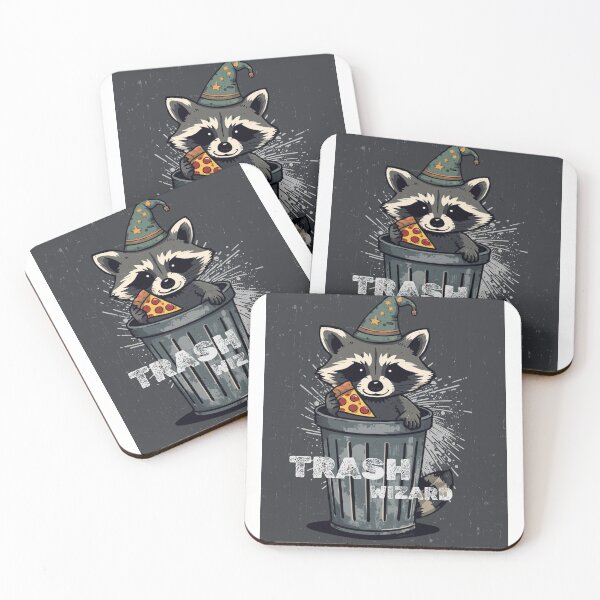 Item preview, Activate Goblin Mode Trash Raccoon Wizard Pizza Graphic designed and sold by Gameshalah's Designs Hub.
