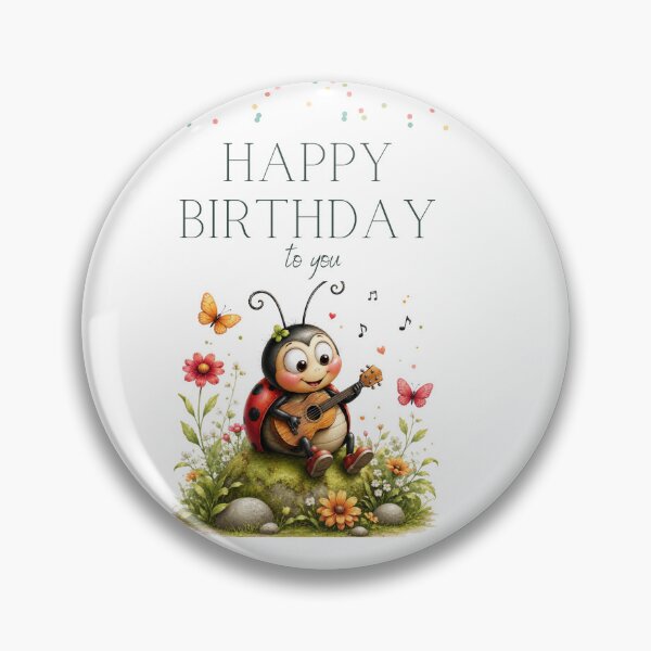 Item preview, Happy birthday - cute ladybug! designed and sold by fribabywonder.
