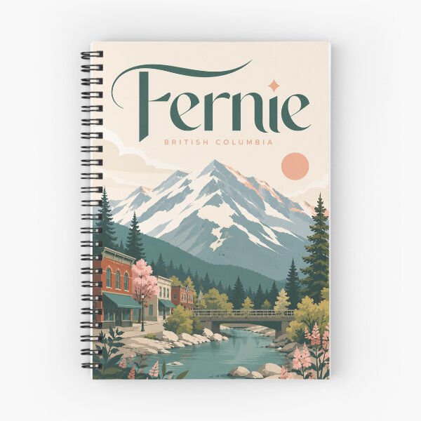 Item preview, Fernie British Columbia Beneath the Canadian Rocky Mountains designed and sold by Places On Earth.
