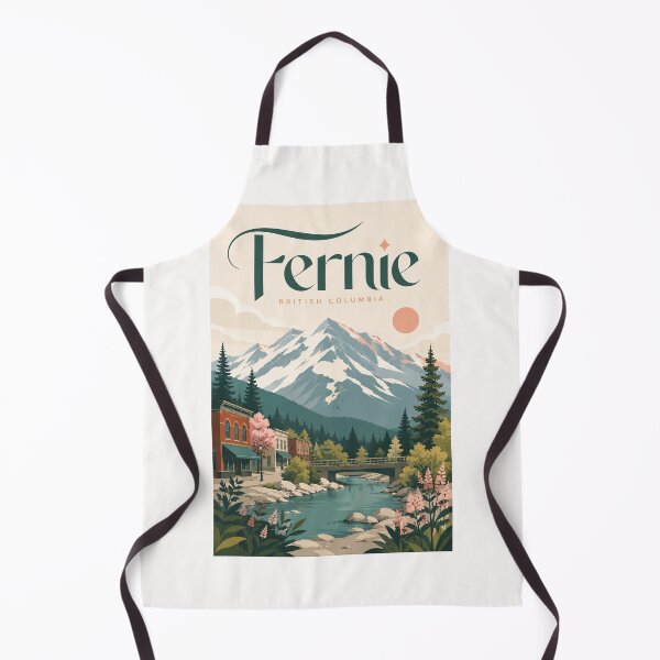 Item preview, Fernie British Columbia Beneath the Canadian Rocky Mountains designed and sold by Places On Earth.