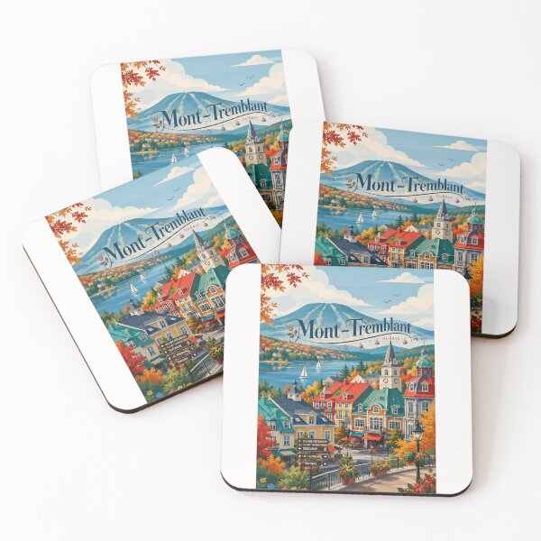 Item preview, Mont Tremblant Quebec Village Beside Laurentian Mountains and Lake designed and sold by Places On Earth.
