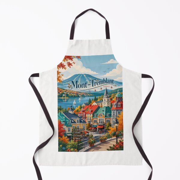 Item preview, Mont Tremblant Quebec Village Beside Laurentian Mountains and Lake designed and sold by Places On Earth.