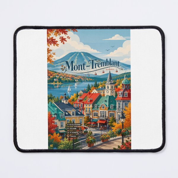 Item preview, Mont Tremblant Quebec Village Beside Laurentian Mountains and Lake designed and sold by Places On Earth.