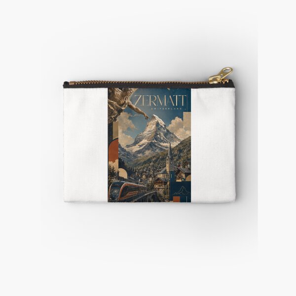 Item preview, Zermatt Switzerland Matterhorn Alpine Village and Mountain Railway designed and sold by Places On Earth.