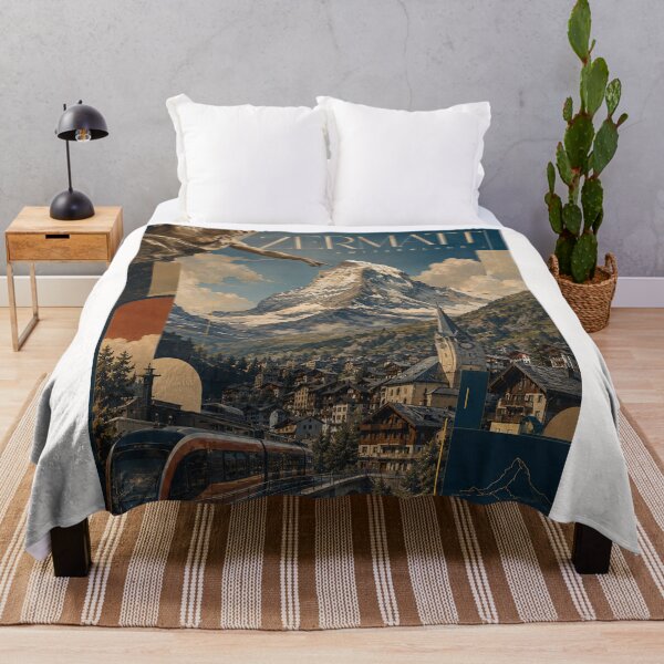 Item preview, Zermatt Switzerland Matterhorn Alpine Village and Mountain Railway designed and sold by Places On Earth.