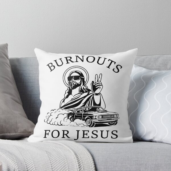 Item preview, Burnouts For Jesus Funny Drift Funny Car Lovers Sport Lovers T-Shirt designed and sold by FandMdesign.