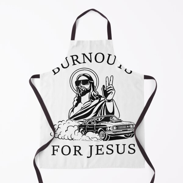 Item preview, Burnouts For Jesus Funny Drift Funny Car Lovers Sport Lovers T-Shirt designed and sold by FandMdesign.