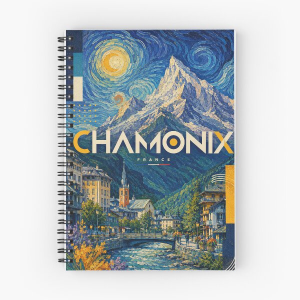 Item preview, Chamonix France Mont Blanc Alpine Town Beneath Starry Mountain Sky designed and sold by Places On Earth.