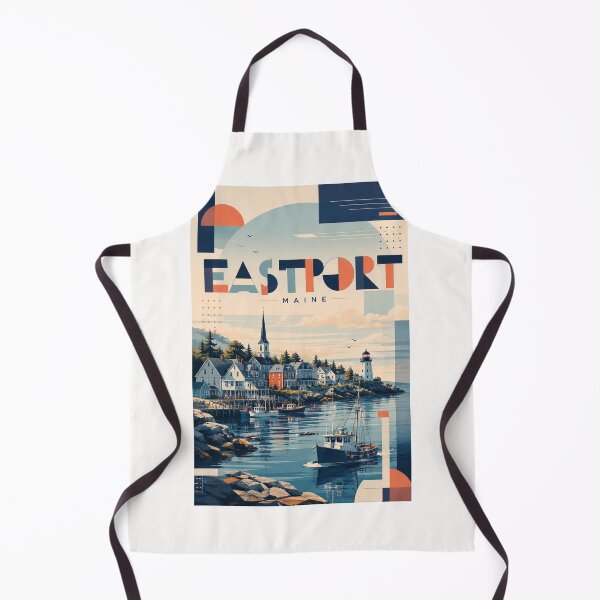 Item preview, Eastport Maine Coastal Harbor Lighthouse and New England Waterfront designed and sold by Places On Earth.