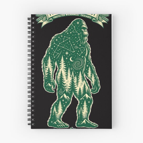 Item preview, Starlight Sasquatch - Vintage PNW Bigfoot Shirt - Retro Cascadia Sasquatch Gift designed and sold by ElevatedPNW.