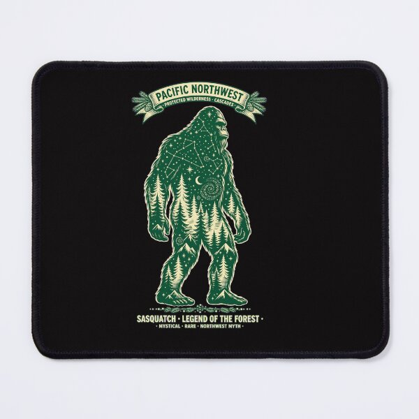 Item preview, Starlight Sasquatch - Vintage PNW Bigfoot Shirt - Retro Cascadia Sasquatch Gift designed and sold by ElevatedPNW.