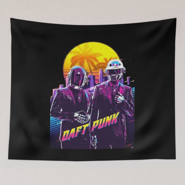 Item preview, Daft Punk Retro Synthwave Electronic Music Legend designed and sold by Mnx6.