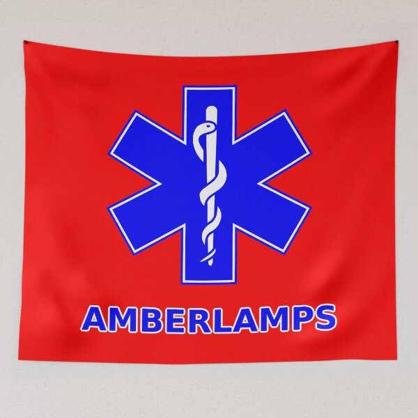 Item preview, Amber Lamps Star of Life (Ambulance Logo) designed and sold by Karate Octopus.
