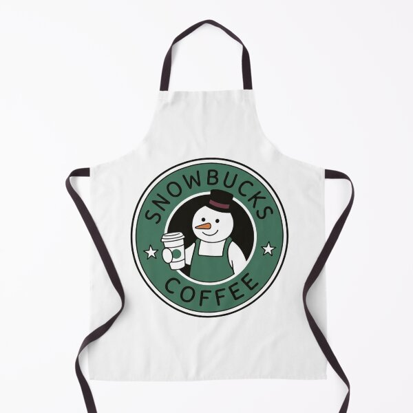 Item preview, Snowman drinking coffee — “Snowbucks Coffee” logo designed and sold by wingoo22.