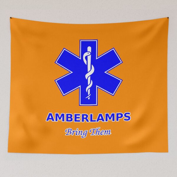 Item preview, Amber Lamps, Bring Them Star of Life (Ambulance Logo) designed and sold by Karate Octopus.