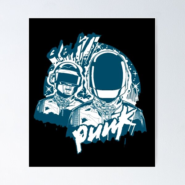 Item preview, Daft Punk Retro Synthwave Electronic Music Legend designed and sold by Mnx6.