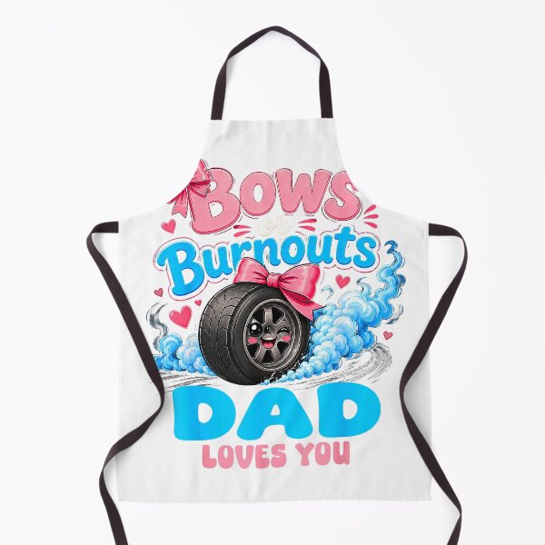 Item preview, Burnouts Or Bows Dad Loves You Gender Reveal Cute T-Shirt designed and sold by TheMAQ.