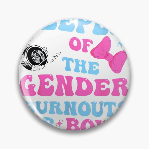 Item preview, Burnouts or Bows Funny Keeper of Gender Baby Reveal Party T-Shirt designed and sold by Fester's Designs.