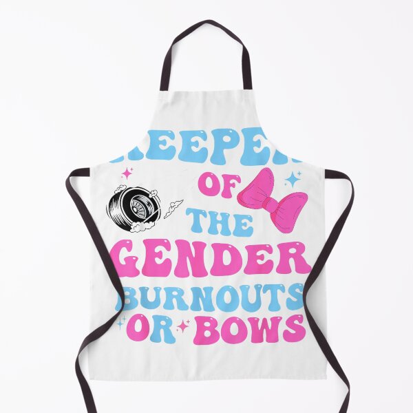 Item preview, Burnouts or Bows Funny Keeper of Gender Baby Reveal Party T-Shirt designed and sold by Fester's Designs.