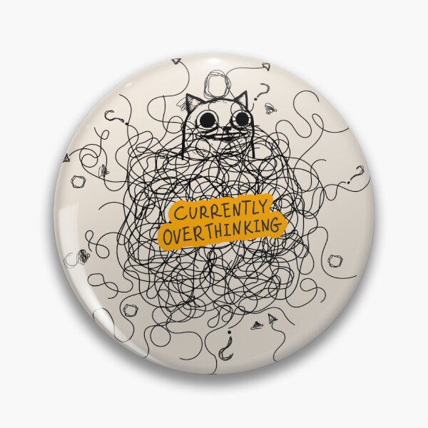 Item preview, Please Excuse My Overthinking Funny Gift designed and sold by InkyGenies.