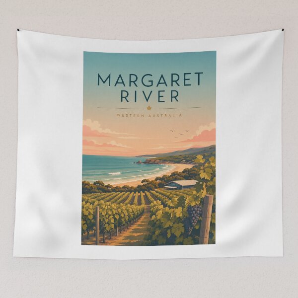 Item preview, Margaret River Western Australia Coastal Vineyards and Indian Ocean designed and sold by Aryabek.