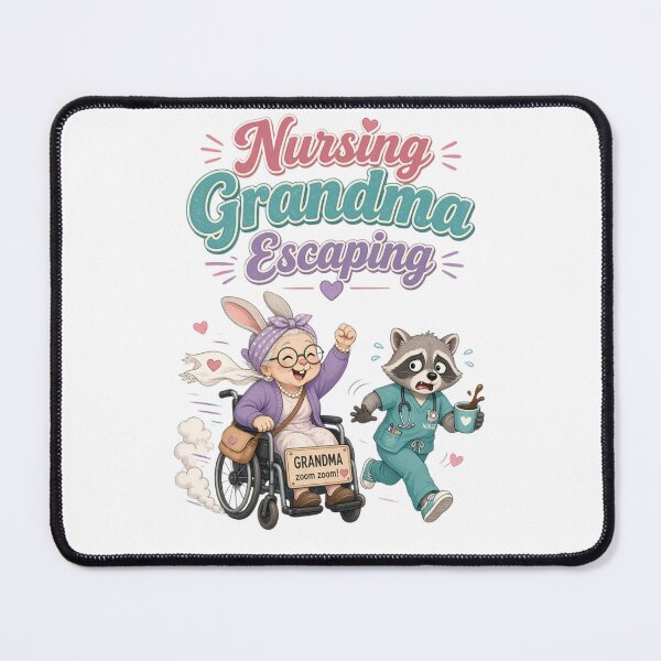 Item preview, Nursing Grandma Escaping | Funny Dementia Caregiver Humor Shirt designed and sold by justsuestudio.